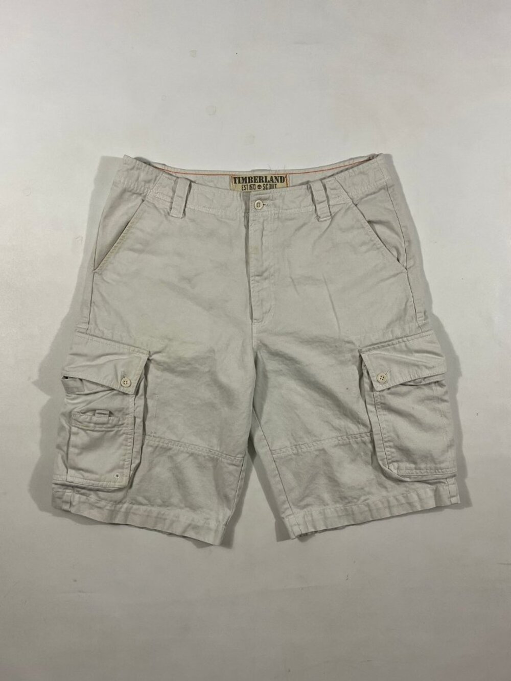 Vintage Y2K Timberland Scout Stone Cargo Shorts 33
